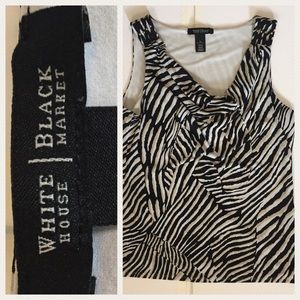 WHBM Animal Print Tank Shell